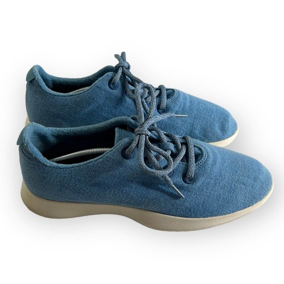 Allbirds The Wool Runners Men’s Light Blue Low Top Running Sneaker Shoe Size 11M - Picture 1 of 12